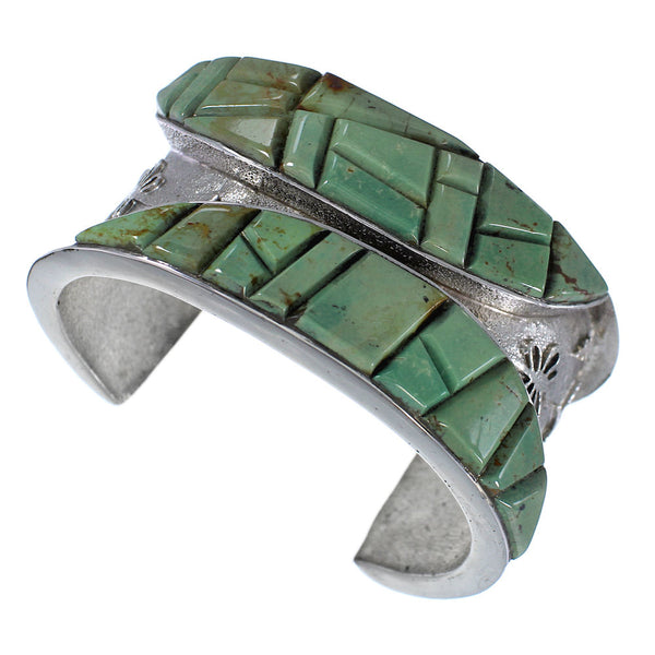 Southwest Dragonfly Turquoise Sterling Silver Cuff Bracelet CX49962